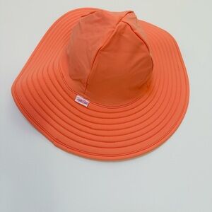 New Ruffle Butts Orange Sun Hat 3T-5T